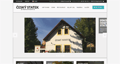 Desktop Screenshot of ceskystatek.cz